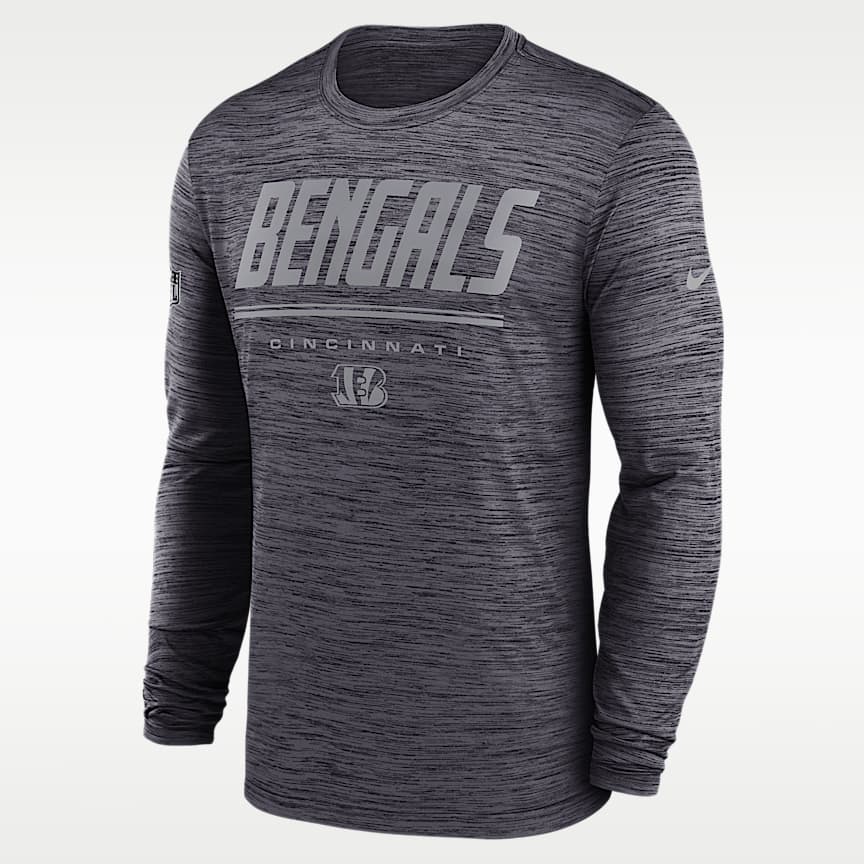 Cincinnati Bengals Sideline Coach Men's Nike NFL Long-Sleeve Top